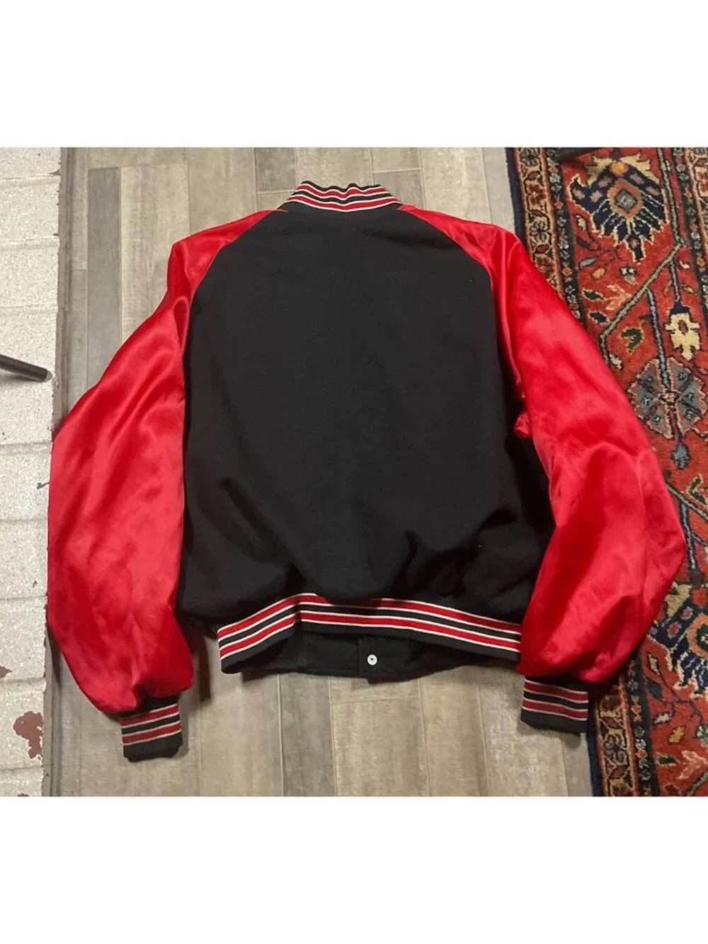 VTG Matco Tools Jacket Men’s Red Black Varsity Bomber Jacket 80s 90s USA XXL